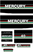 Mercury Motorkåpor Dekorkit